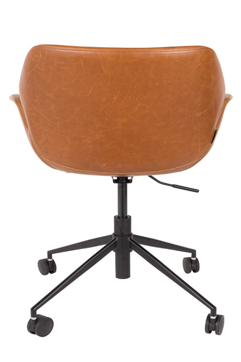 Chaise de bureau pivotante en cuir