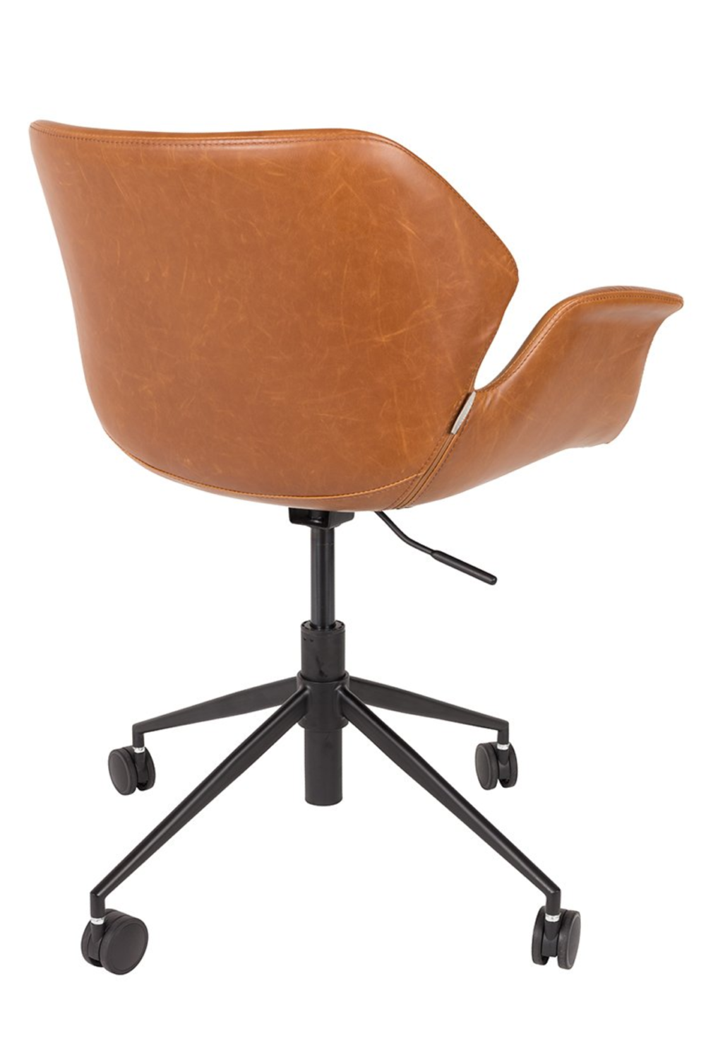 Chaise de bureau pivotante en cuir