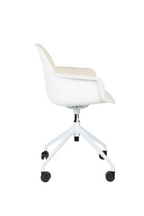 Fauteuil pivotant rembourré