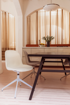 Fauteuil pivotant rembourré