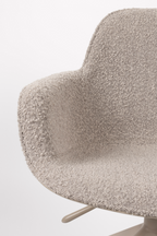 Fauteuil pivotant rembourré