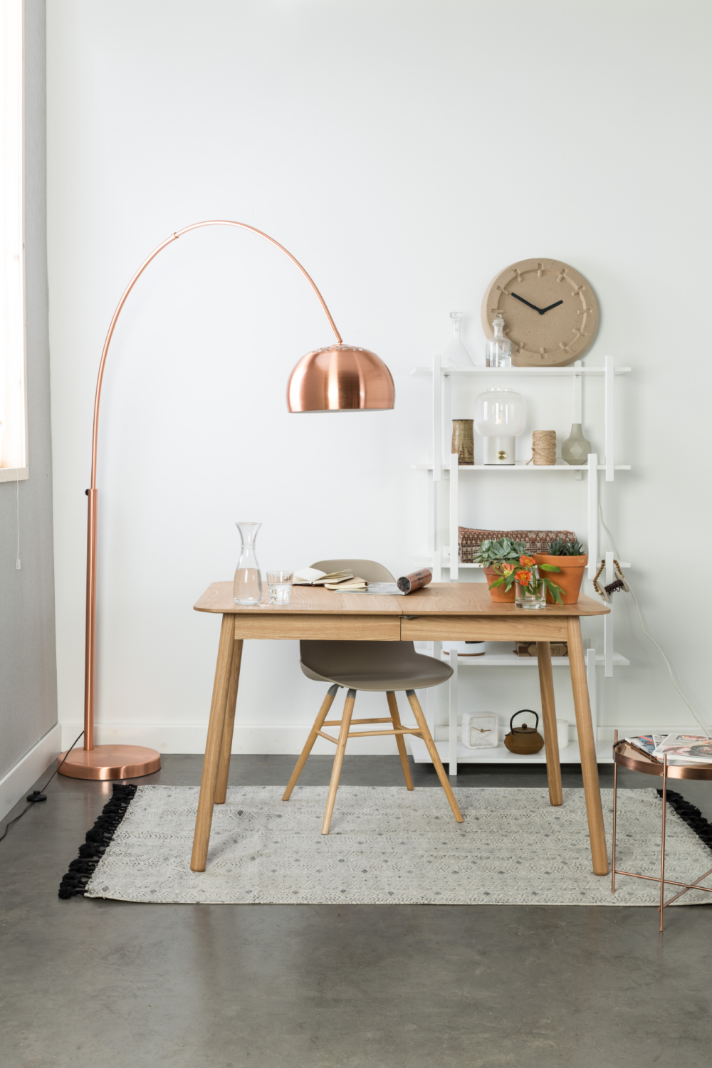 Table à manger extensible en noyer