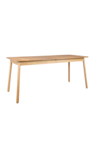 Table de salle à manger extensible en bois naturel (G)