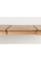 Table de salle à manger extensible en bois naturel (G)