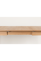 Table de salle à manger extensible en bois naturel (G)