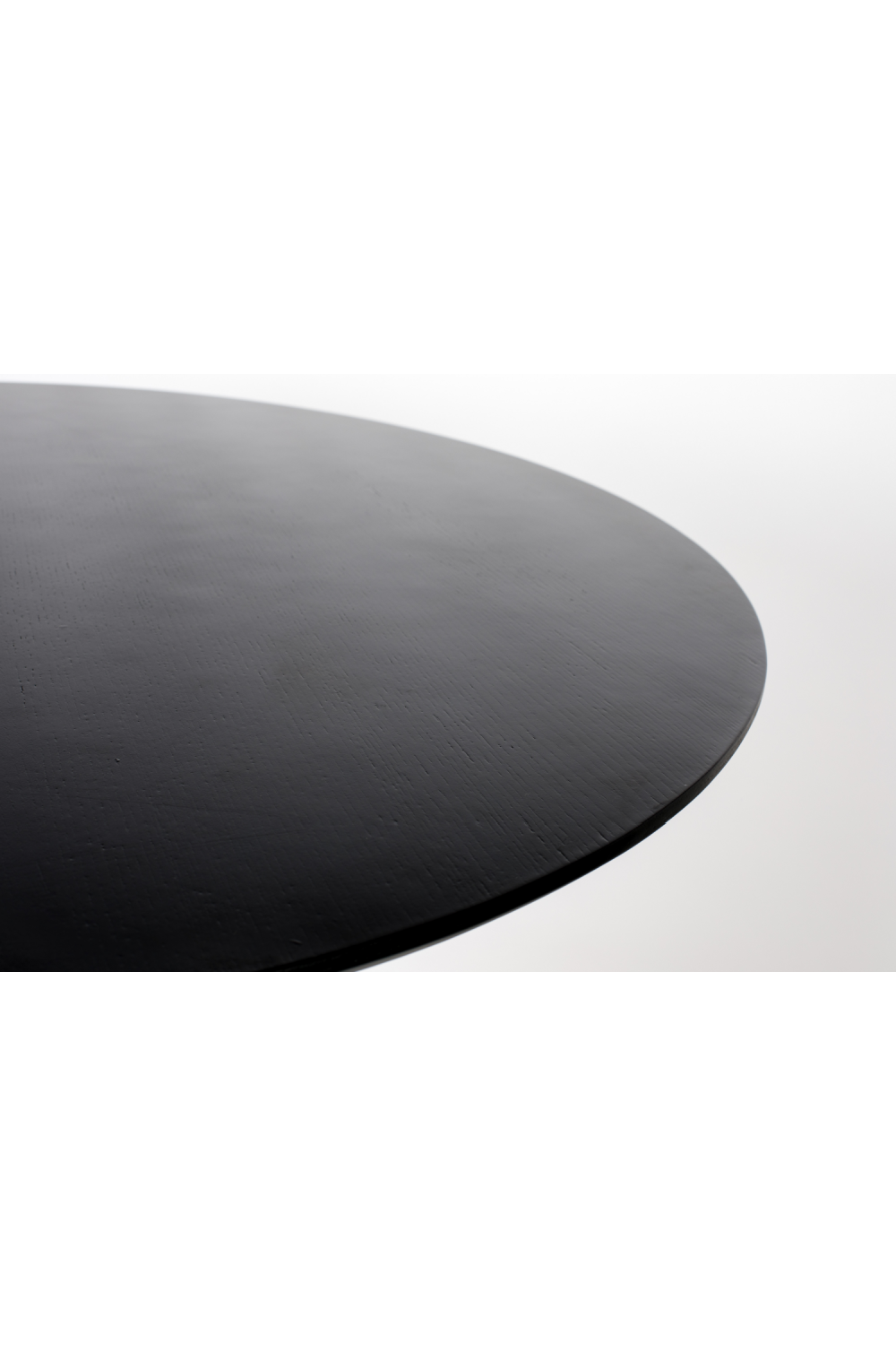 Table à manger ronde noire