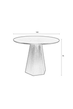 Table à manger ronde noire