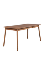 Table à manger extensible en noyer