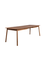 Table de salle à manger en noyer laqué
