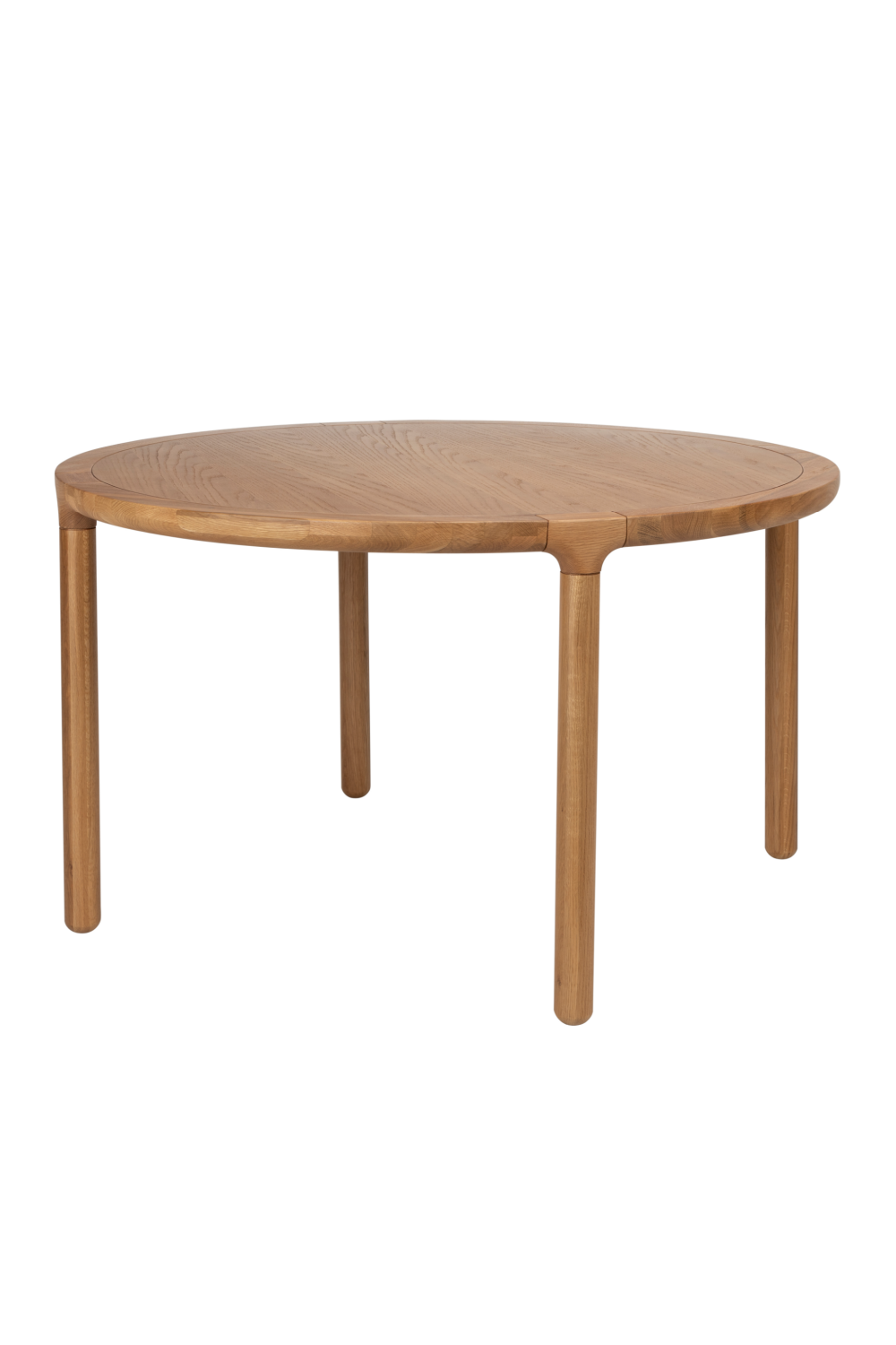 Table à manger en chêne à rainure en V