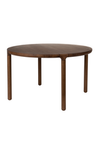 Table à manger ronde en noyer