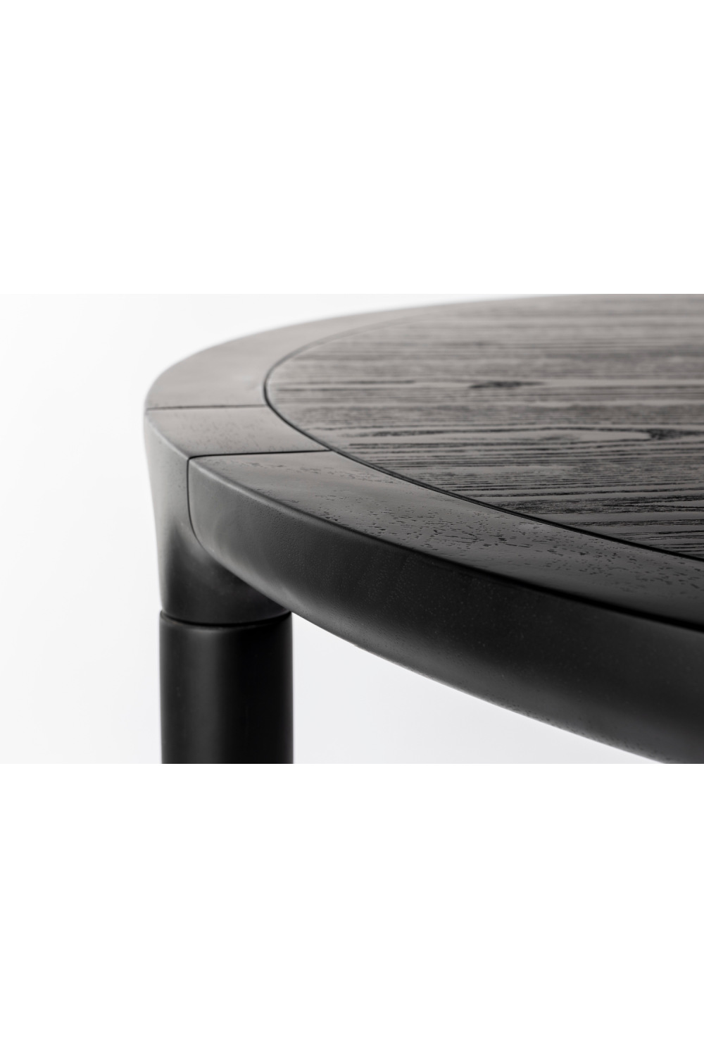 Table à manger ronde noire
