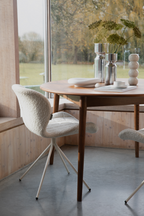 Table de salle à manger extensible scandinave