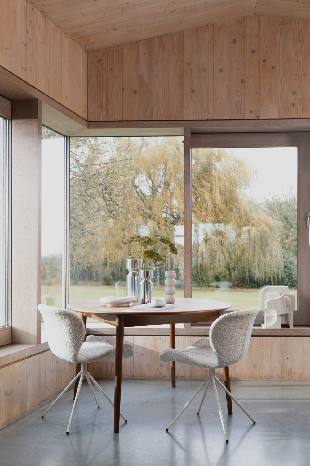 Table de salle à manger extensible scandinave