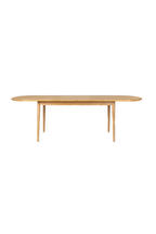 Table à manger extensible en bois