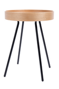 Table d'appoint avec plateau amovible