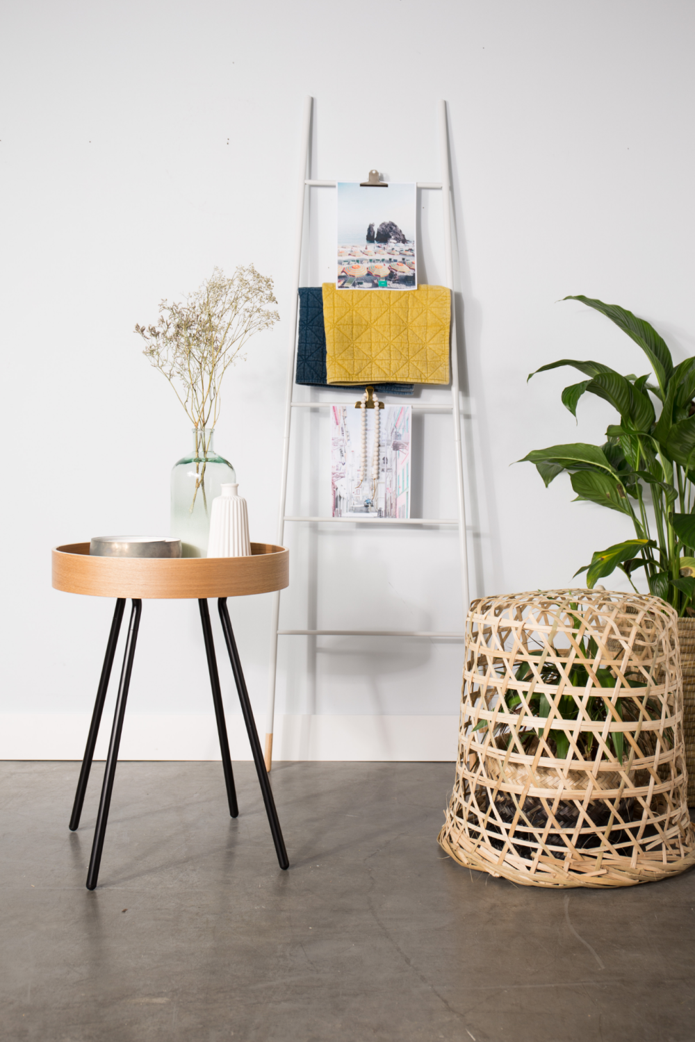 Table d'appoint avec plateau amovible