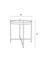 Table d'appoint ronde (S)