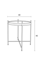 Table d'appoint ronde (S)