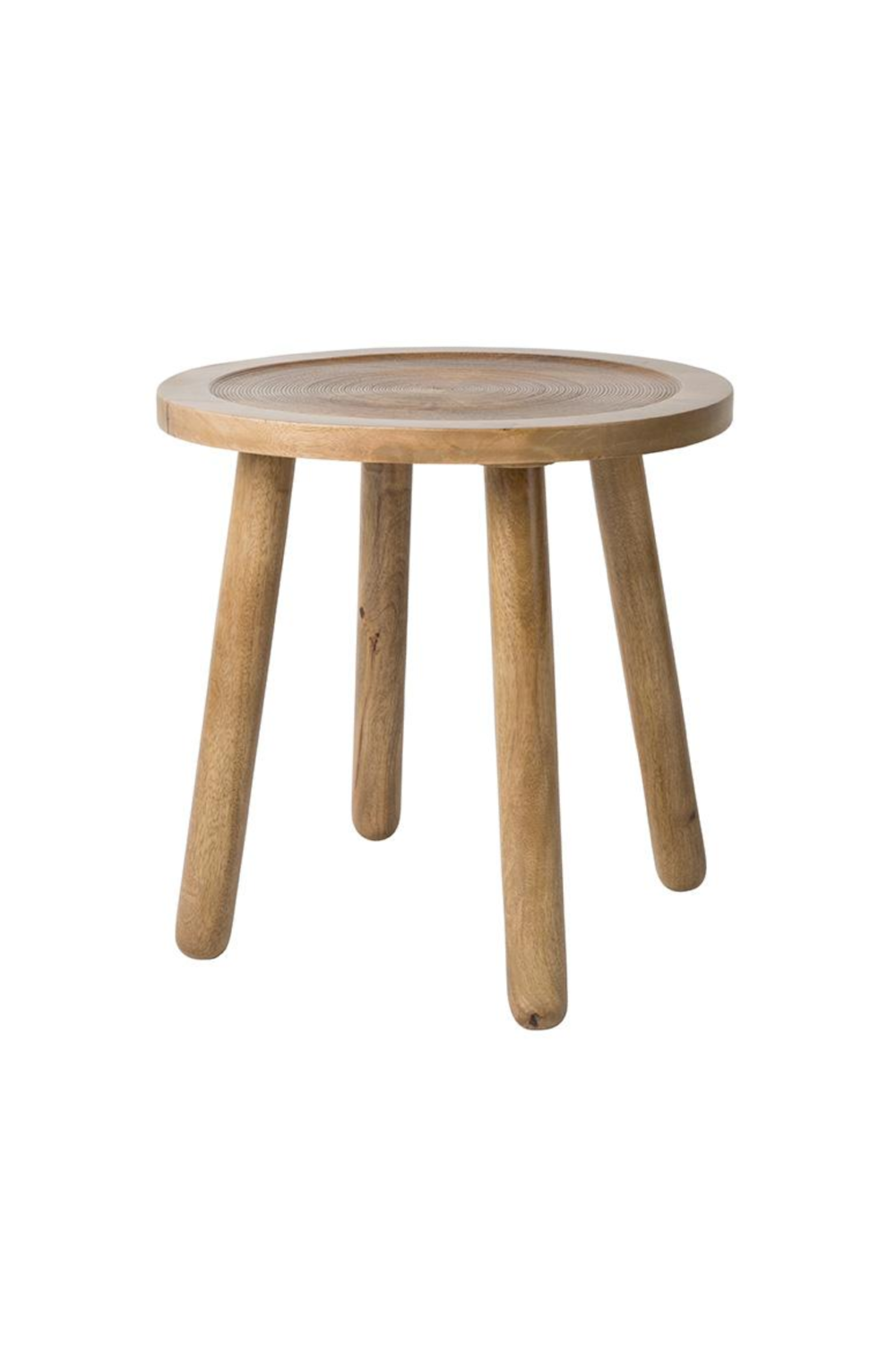Table d'appoint en bois sculpté