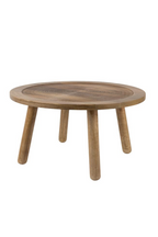Table d'appoint en bois sculpté (G)