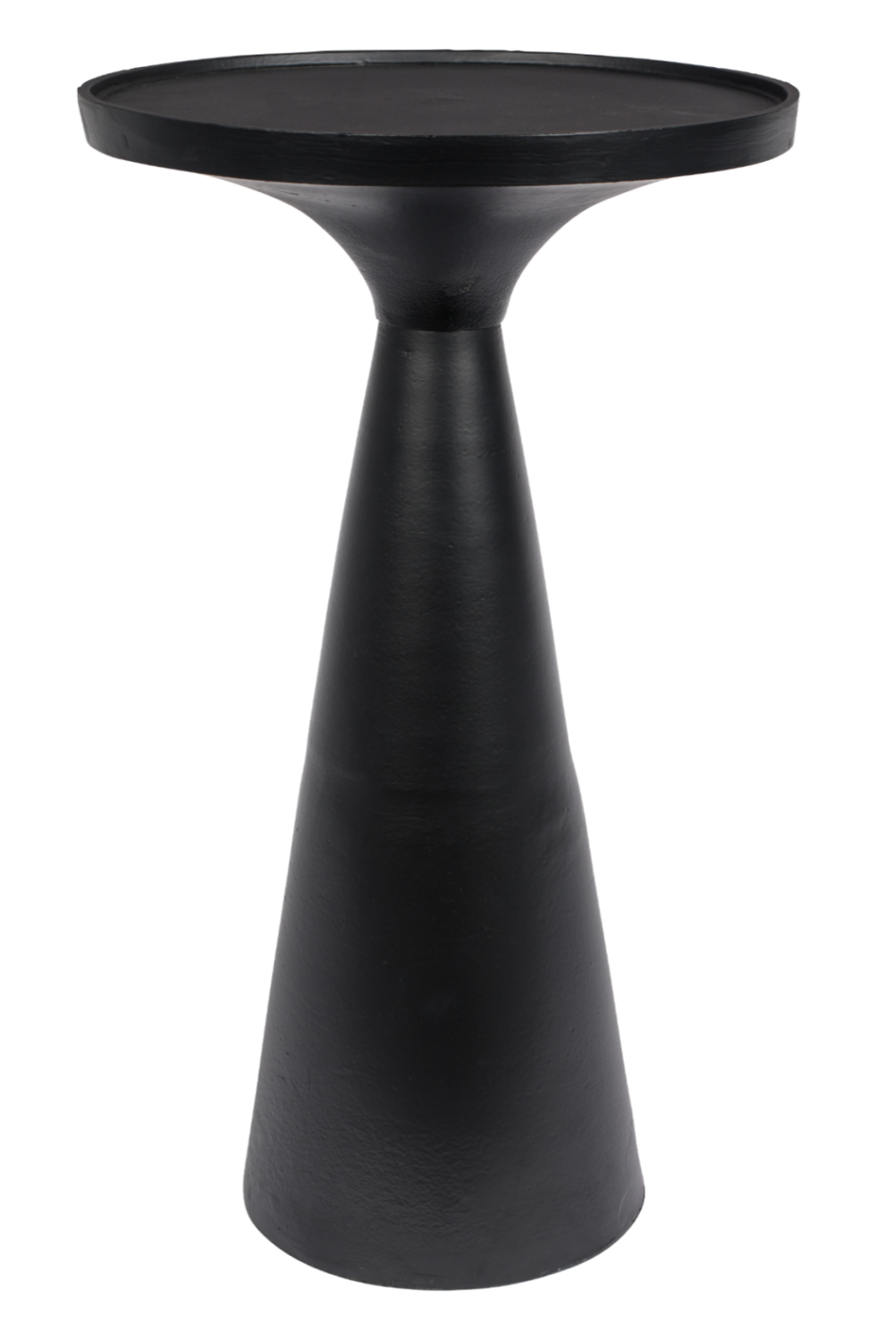 Guéridon pilier noir