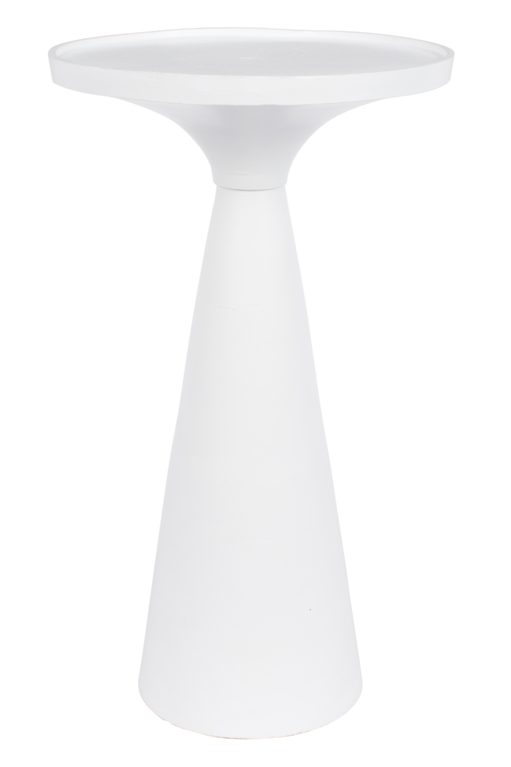 Table d'appoint en aluminium coulé