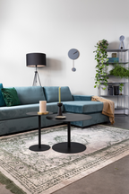 Table d'appoint ronde noire (M)