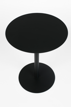 Table d'appoint ronde noire