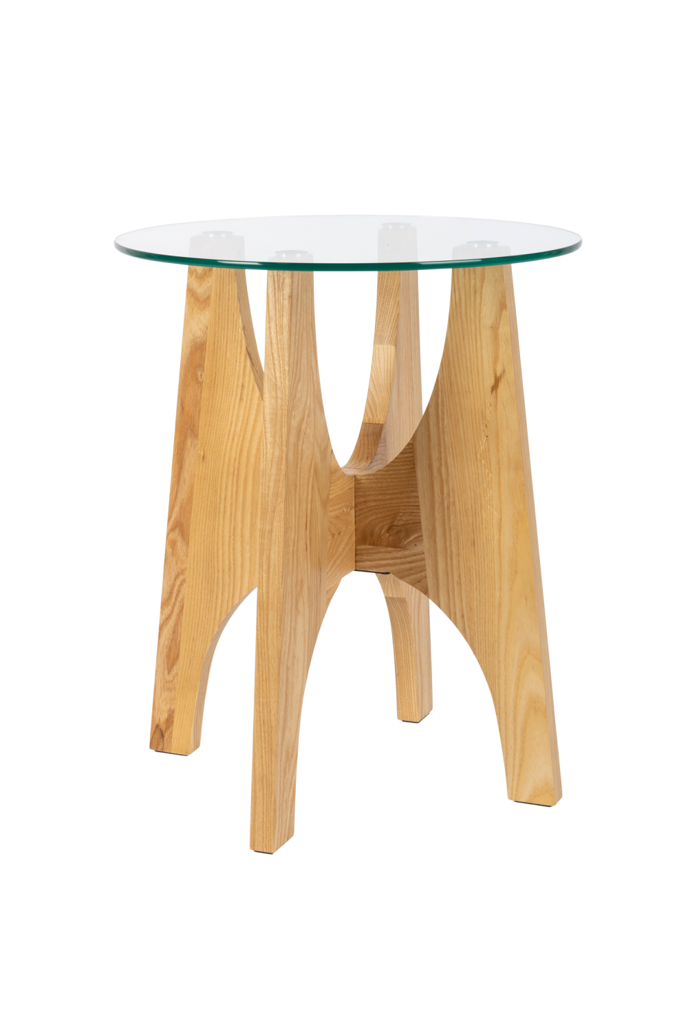 Table d'appoint moderne en frêne