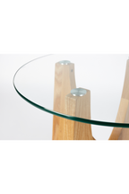 Table d'appoint moderne en frêne