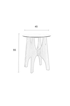 Table d'appoint moderne en frêne