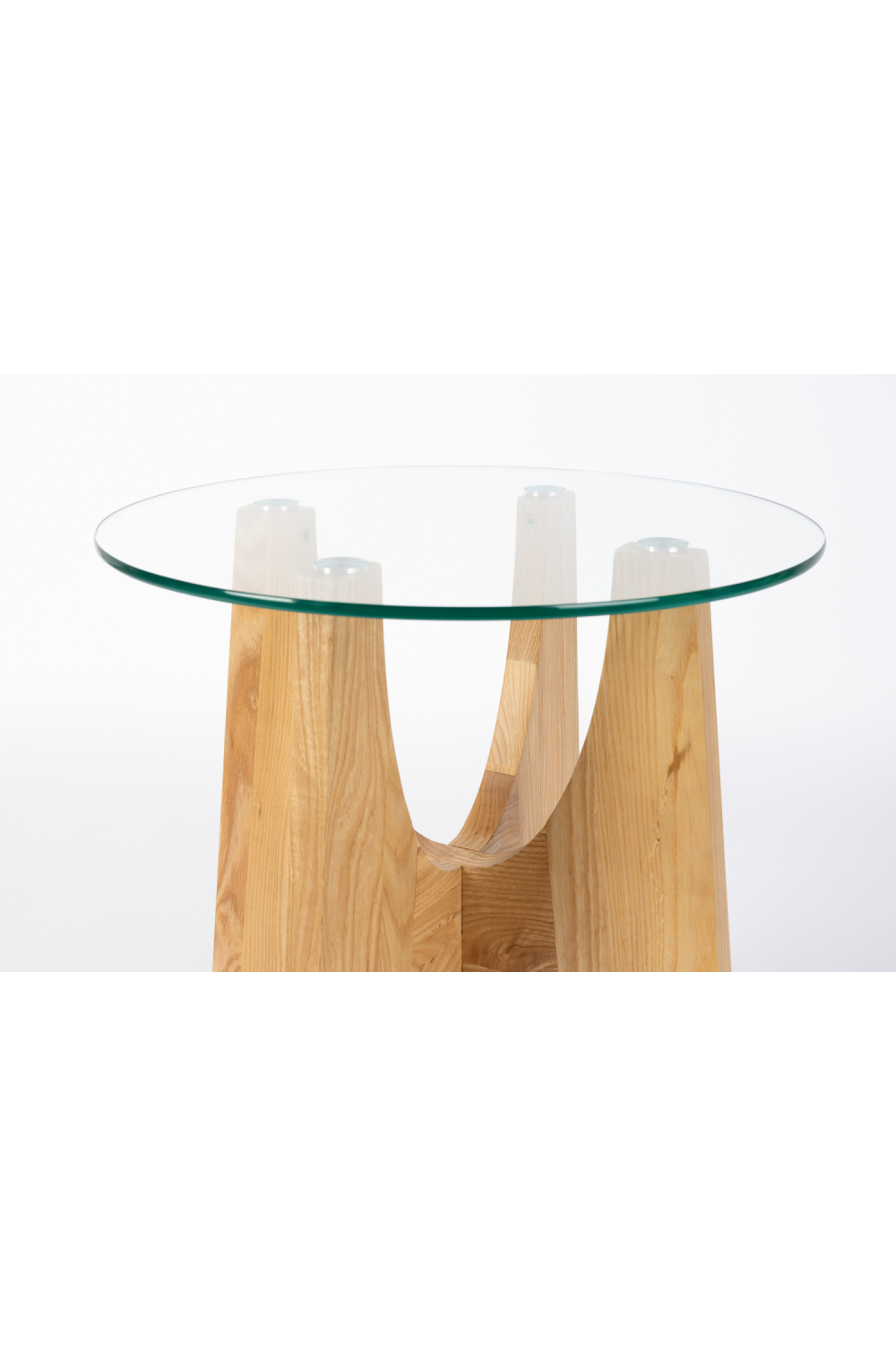 Table d'appoint moderne en frêne