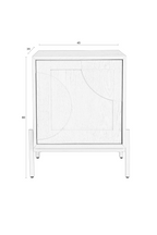 Table d'appoint chêne beige