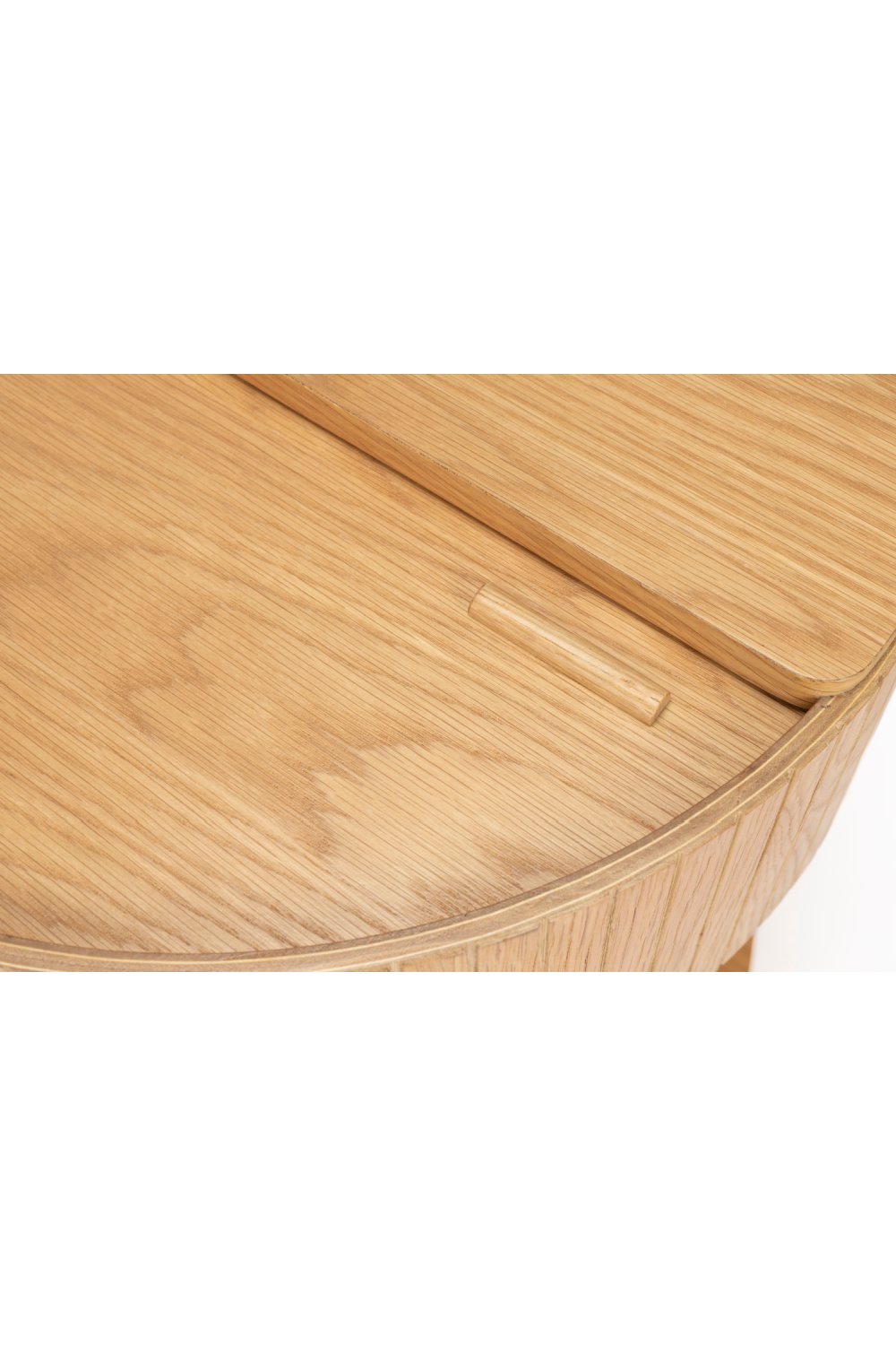 Table d'appoint ronde en chêne