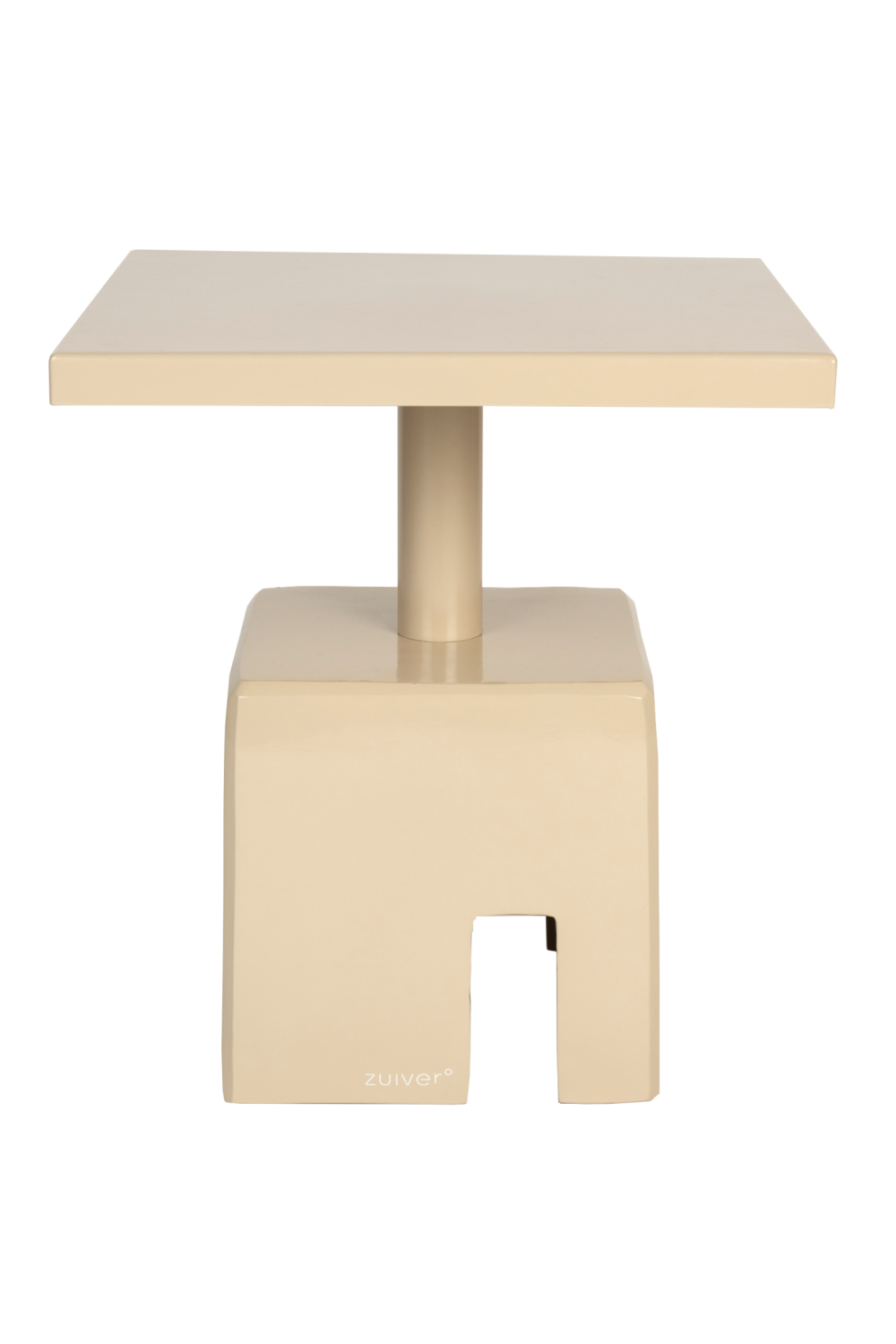 Table d'appoint carrée en fer