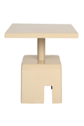 Table d'appoint carrée en fer