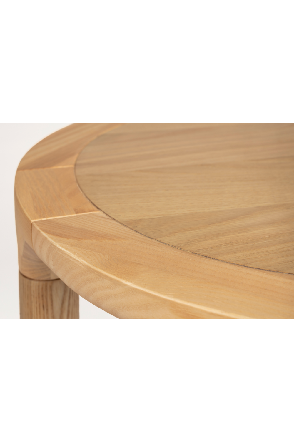 Table d'appoint ronde en chêne