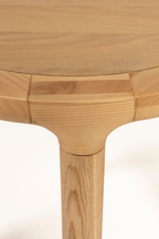 Table d'appoint ronde en chêne