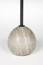 Table d'appoint en marbre marron