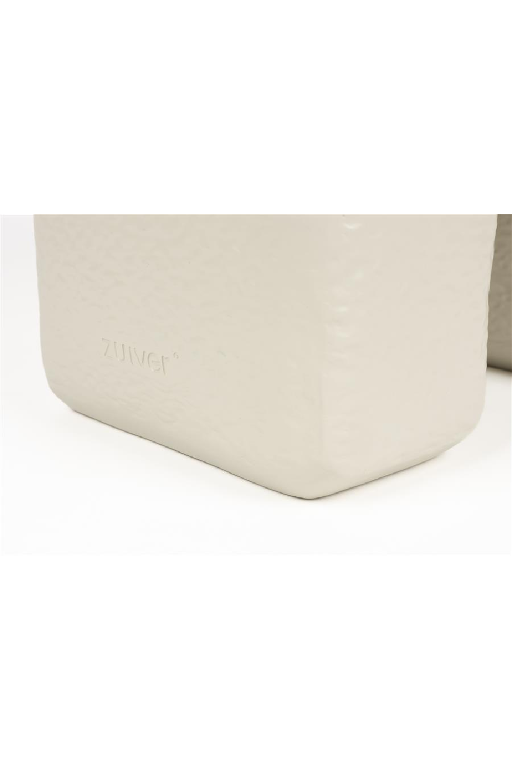 Table d'appoint sculpturale beige