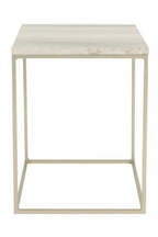Table d'appoint en marbre gris