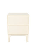 Table d'appoint blanche en bois