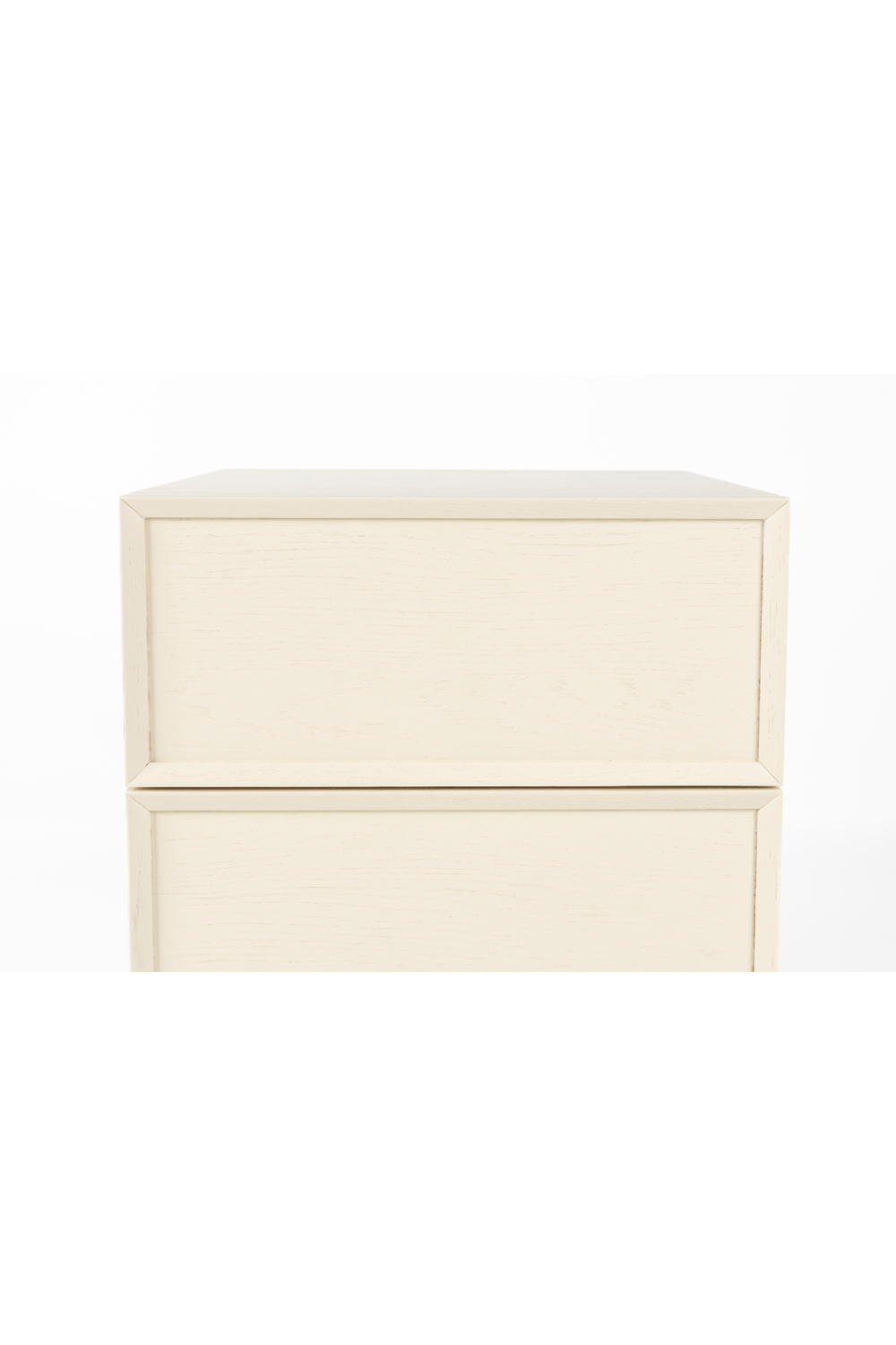 Table d'appoint blanche en bois