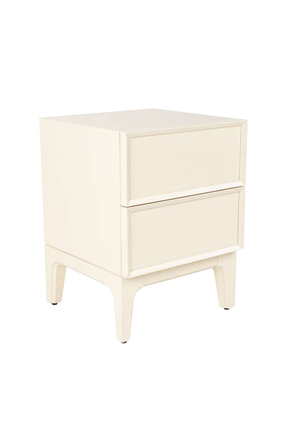 Table d'appoint blanche en bois