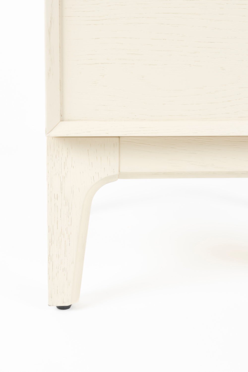 Table d'appoint blanche en bois